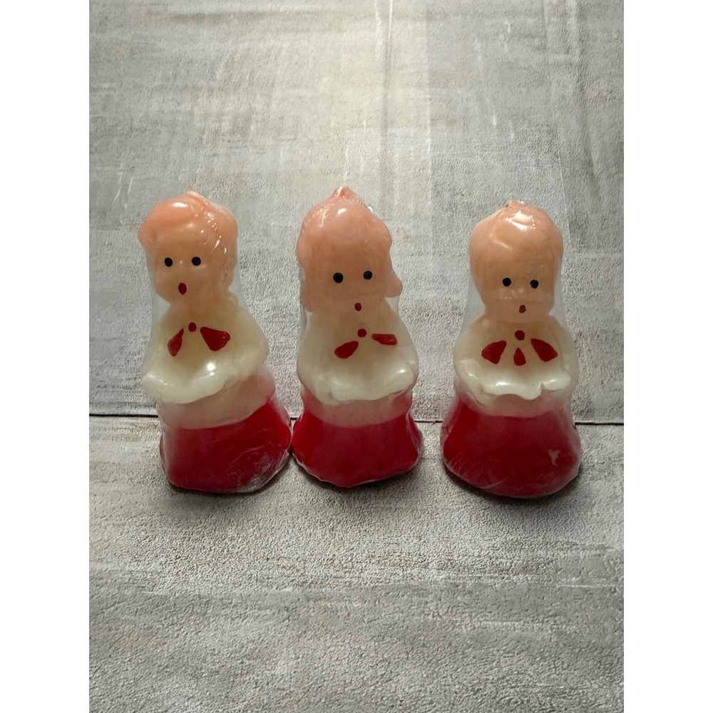 Vermont Country Store Christopher Radko Children / Baby Caroler Christmas Candle